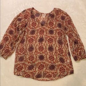 Flower Pattern Blouse